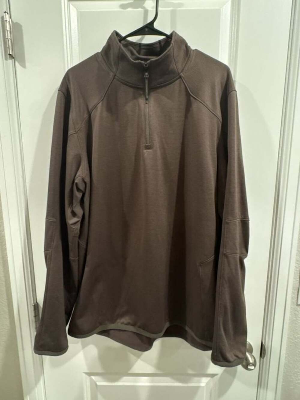 Under Armour ColdGear Reactor Quarter Zip Pullover Brown Men's Size XL